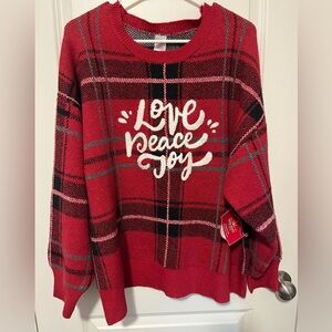 Brand New Women’s 1X Holiday Sweater